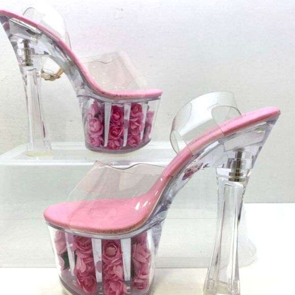 Shuzumiao Rose Bouquet Platforms - Size 38 - Picture 2 of 6